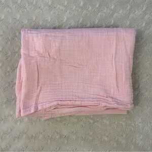 Modern Baby Solid Light Pink Baby Swaddle Blanket 100% Cotton Muslin Material